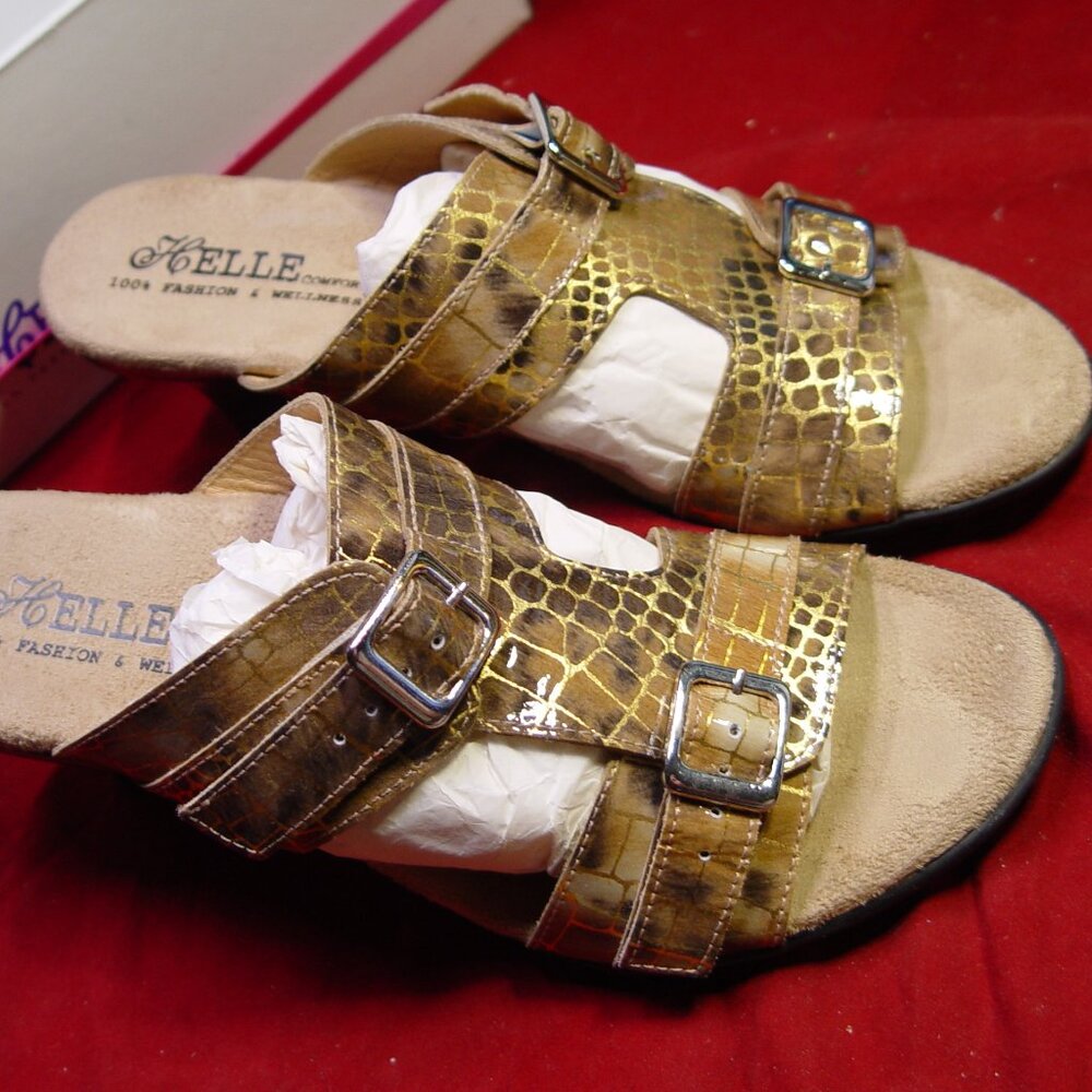 Helle Comfort Shoes Style 14004 Cognac Barbastro Sz 7.5     38 -Box Retail $164